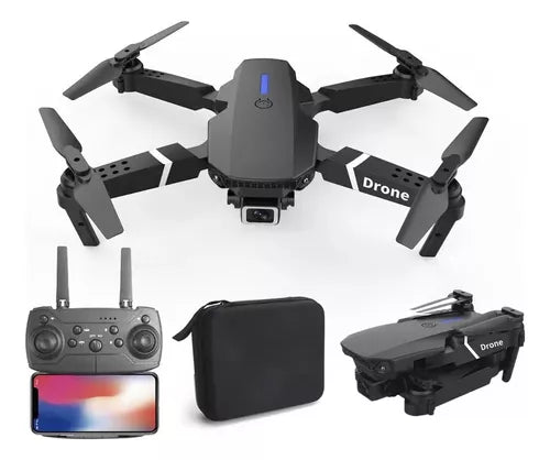 Drone E88 Pro Con Doble Cámara 4k WiFi Mini